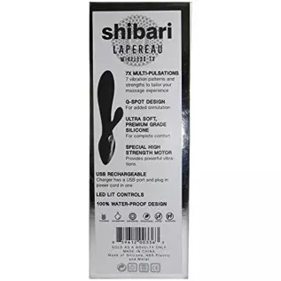 SHIBARI Lapereau Wireless Rabbit Vibrator, 7X, Black SHIBARI Lapereau Wireless Rabbit Vibrator, 7X, Black