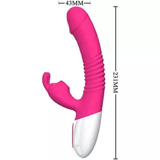 2023 New G-spot Rabbit Vibrator Female Penis, Rabbit Ear Licking Tongue Clitoris Stimulator Vibrating Penis Adult Sex Toy & Coup