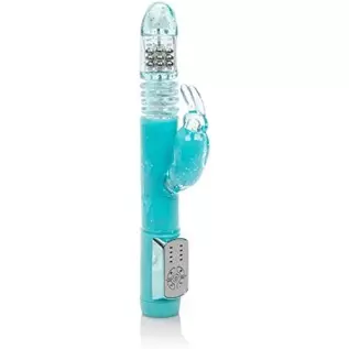 CalExotics Dazzle Xtreme Thruster – Thrusting 12 Function Rabbit Vibrator - Waterproof Vibe Sex Toys for Couples – Luxury Adult 