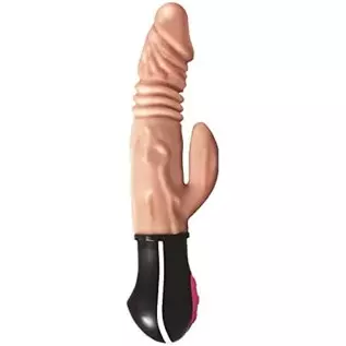 Natural Real Skin Hot Cock Rotating and Thrusting Dildo