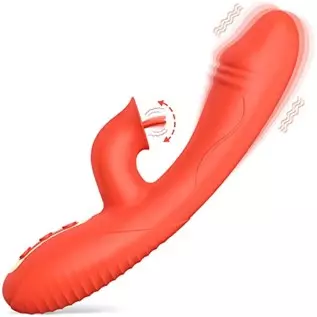 G Spot Vibrator Dildo Adult Sex Toys for Women 5 Speed & 12 Powerful Vibrations Rabbit Clitoris Stimulation Waterproof & Recharg