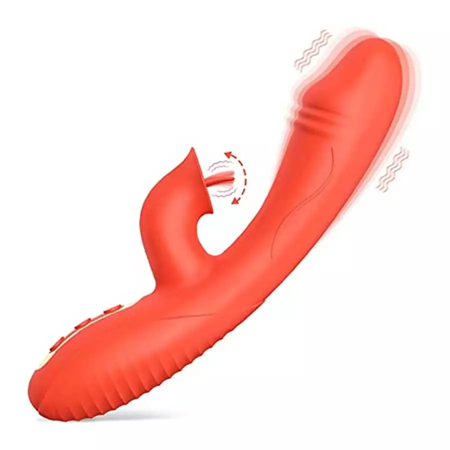 G Spot Vibrator Dildo Adult Sex Toys for Women 5 Speed & 12 Powerful Vibrations Rabbit Clitoris Stimulation Waterproof & Recharg G Spot Vibrator Dildo Adult Sex Toys for Women 5 Speed & 12 Powerful Vibrations Rabbit Clitoris Stimulation Waterproof & Recharg