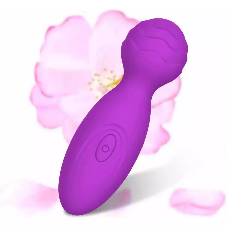 Personal Mini Massager, 10 Frequency Handheld Massager, Cordless Mini Muscle Tension Massager, Waterproof Massage Tool, USB Char