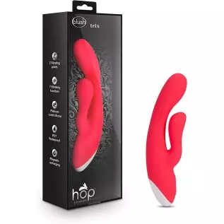 Blush Hop Trix - Pleasure Massager for Women - Wireless Silicone Rabbit Vibrator Dildo - Personal Adult Sex Toy - Female and Cou