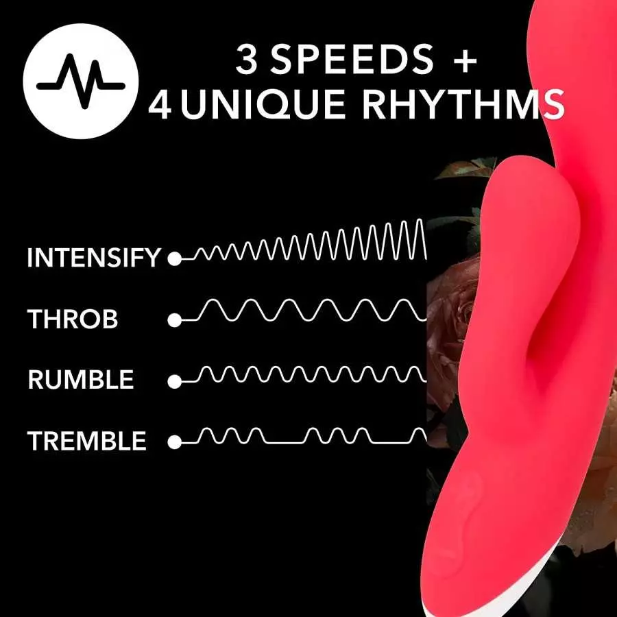 Blush Hop Trix - Pleasure Massager for Women - Wireless Silicone Rabbit Vibrator Dildo - Personal Adult Sex Toy - Female and Cou