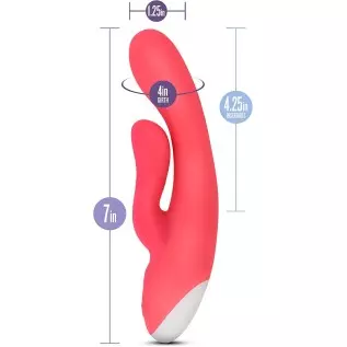Blush Hop Trix - Pleasure Massager for Women - Wireless Silicone Rabbit Vibrator Dildo - Personal Adult Sex Toy - Female and Cou