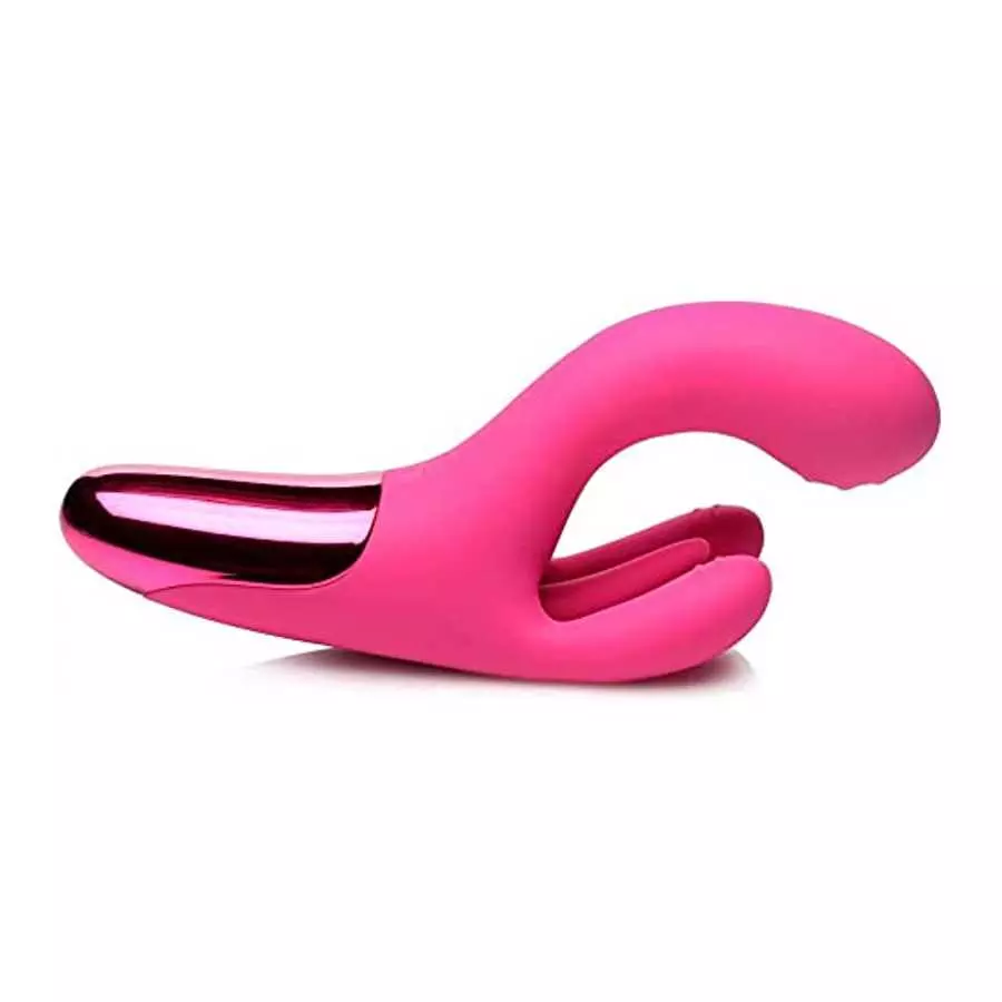 Sam's Secret Euphoria Bang! 10X Triple Rabbit Silicone Vibrator - Pink/Sex Toy for Female Pleasure