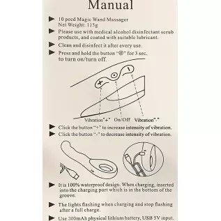 Dildo Adult Sensory Toys for Woman - 10 speeds & Patterns - 100% Waterproof - USB Rechargeable - High Grade Medical Silicone, Pu