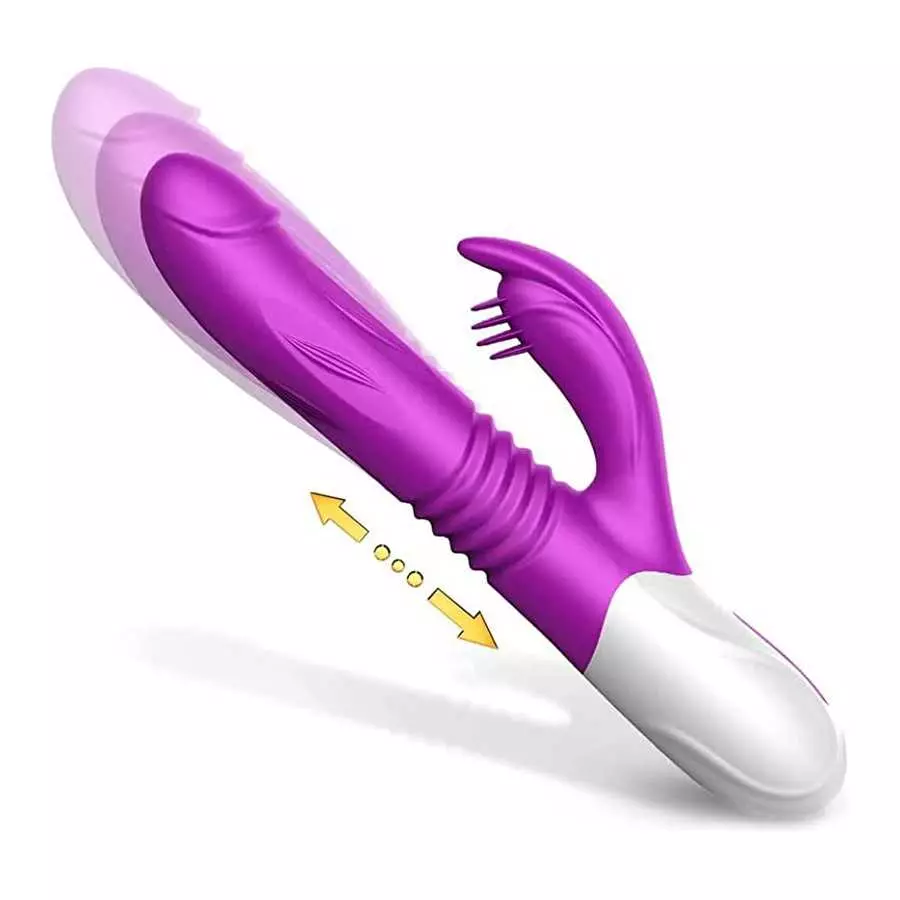 Sex Toys Vibrating Dildo Rabbit Vibrator Thrusting Rabbit Vibrator Dildo for Women with Clitoral Stimulator Pleasure Adult Toys Sex Toys Vibrating Dildo Rabbit Vibrator Thrusting Rabbit Vibrator Dildo for Women with Clitoral Stimulator Pleasure Adult Toys