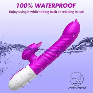 2022 New G Spot Rabbit Vibrator Dildo for Women, Bunny Ears Tongue Licking Clitorals Stimulator Vibrating Adult Sex Toys & Games