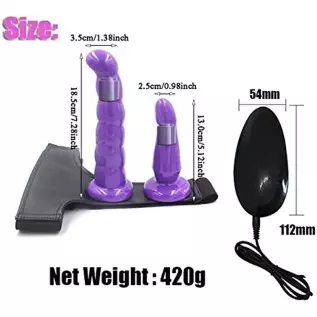 Agohua Double Dildo Realistic Dildo Super Elastic Harness Belt Big Dildo Vibrator Adult Sex Toys Lesbian (Control-Flesh) Agohua Double Dildo Realistic Dildo Super Elastic Harness Belt Big Dildo Vibrator Adult Sex Toys Lesbian (Control-Flesh)