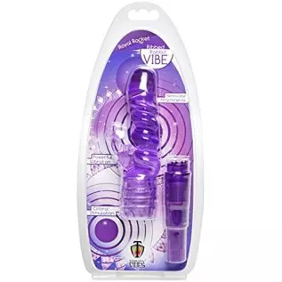 Trinity Vibes Royal Rocker Ribbed Rabbit Vibrator, Purple, 8.5 Inch, (AE561) Trinity Vibes Royal Rocker Ribbed Rabbit Vibrator, Purple, 8.5 Inch, (AE561)