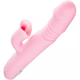 2023 New G-spot Rabbit Vibrator Female Penis, Rabbit Ear Licking Tongue Clitoris Stimulator Vibrating Penis Adult Sex Toy & Coup
