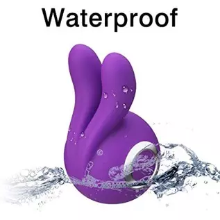 G Spot Rabbit Vibrator with Bunny Ears Silicone Rechargeable Dildo Vibrator Clit Stimulator Finger Vibration Ring Sex Toys Massa