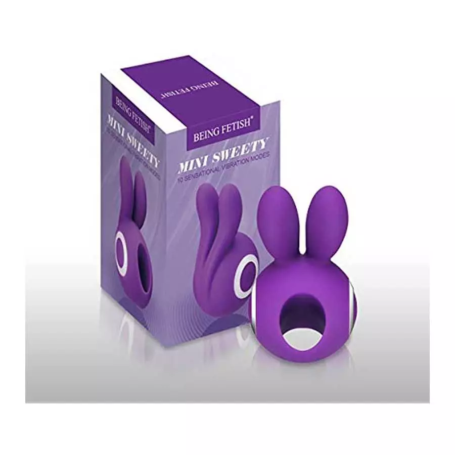 G Spot Rabbit Vibrator with Bunny Ears Silicone Rechargeable Dildo Vibrator Clit Stimulator Finger Vibration Ring Sex Toys Massa
