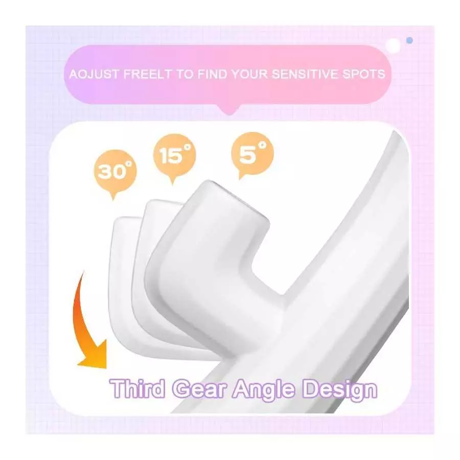 Rechargeable Vibrator - 10 Patterns Vibration-Sucking,G Spot Rabbit Vibrator with Heating Function, Wand Massager,Dual Motor Sti