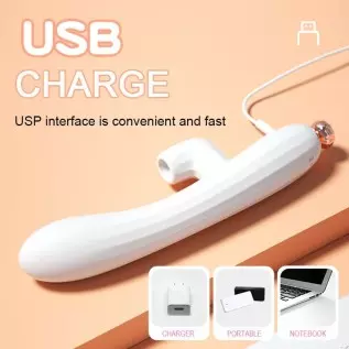 Rechargeable Vibrator - 10 Patterns Vibration-Sucking,G Spot Rabbit Vibrator with Heating Function, Wand Massager,Dual Motor Sti Rechargeable Vibrator - 10 Patterns Vibration-Sucking,G Spot Rabbit Vibrator with Heating Function, Wand Massager,Dual Motor Sti