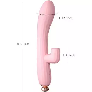 Rechargeable Vibrator - 10 Patterns Vibration-Sucking,G Spot Rabbit Vibrator with Heating Function, Wand Massager,Dual Motor Sti Rechargeable Vibrator - 10 Patterns Vibration-Sucking,G Spot Rabbit Vibrator with Heating Function, Wand Massager,Dual Motor Sti
