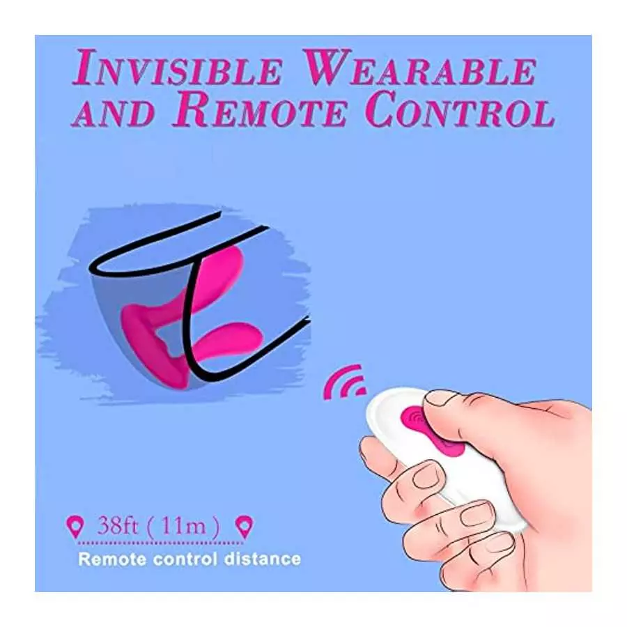 G Spot Rabbit Vibrator Dildo Wearable Anal Vagina Stimulator with 9 Modes Rechargeable Remote Control Clitoris Massager Adult Co