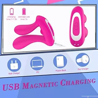 G Spot Rabbit Vibrator Dildo Wearable Anal Vagina Stimulator with 9 Modes Rechargeable Remote Control Clitoris Massager Adult Co G Spot Rabbit Vibrator Dildo Wearable Anal Vagina Stimulator with 9 Modes Rechargeable Remote Control Clitoris Massager Adult Co