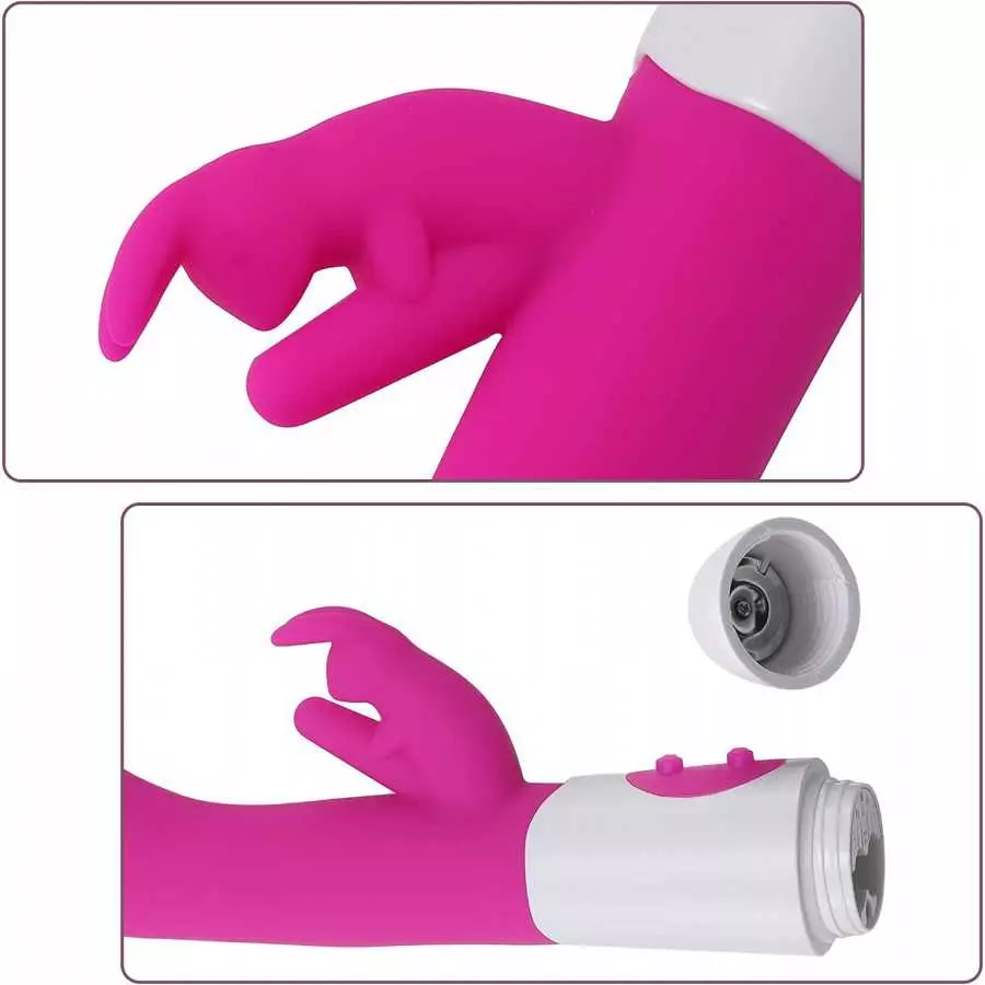 G spot Rabbit Vibrator for Women Sex Toys for Clitoris G-spot Stimulation 10 Powerful Vibrations Dual Motor Stimulator for Women