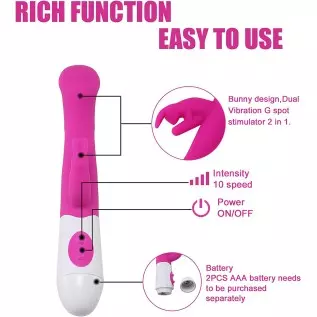 G spot Rabbit Vibrator for Women Sex Toys for Clitoris G-spot Stimulation 10 Powerful Vibrations Dual Motor Stimulator for Women G spot Rabbit Vibrator for Women Sex Toys for Clitoris G-spot Stimulation 10 Powerful Vibrations Dual Motor Stimulator for Women