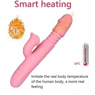 Sex Toys Vibrating Dildo Rabbit Vibrator Thrusting Rabbit Vibrator Dildo for Women with Clitoral Stimulator Pleasure Adult Toys Sex Toys Vibrating Dildo Rabbit Vibrator Thrusting Rabbit Vibrator Dildo for Women with Clitoral Stimulator Pleasure Adult Toys
