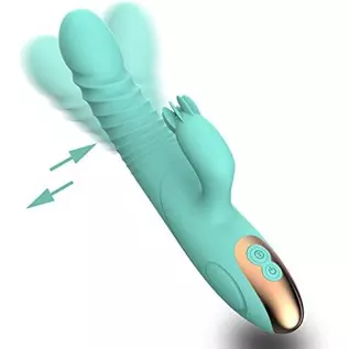 Thrusting Rabbit Vibrator for Women Vaginal Health,G Spot Dildo with Waterproof Clitorals Stimulator Adult Sex Toys for Woman Se