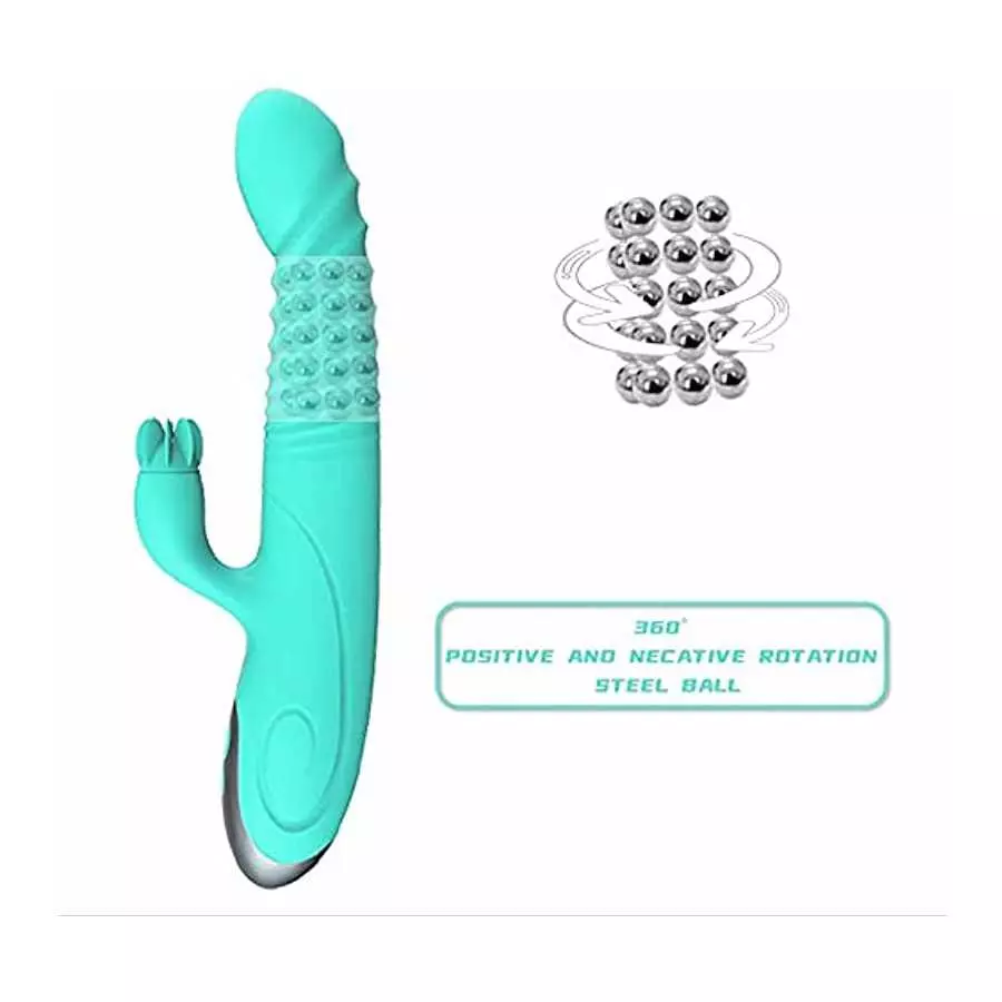 Thrusting Rabbit Vibrator for Women Vaginal Health,G Spot Dildo with Waterproof Clitorals Stimulator Adult Sex Toys for Woman Se