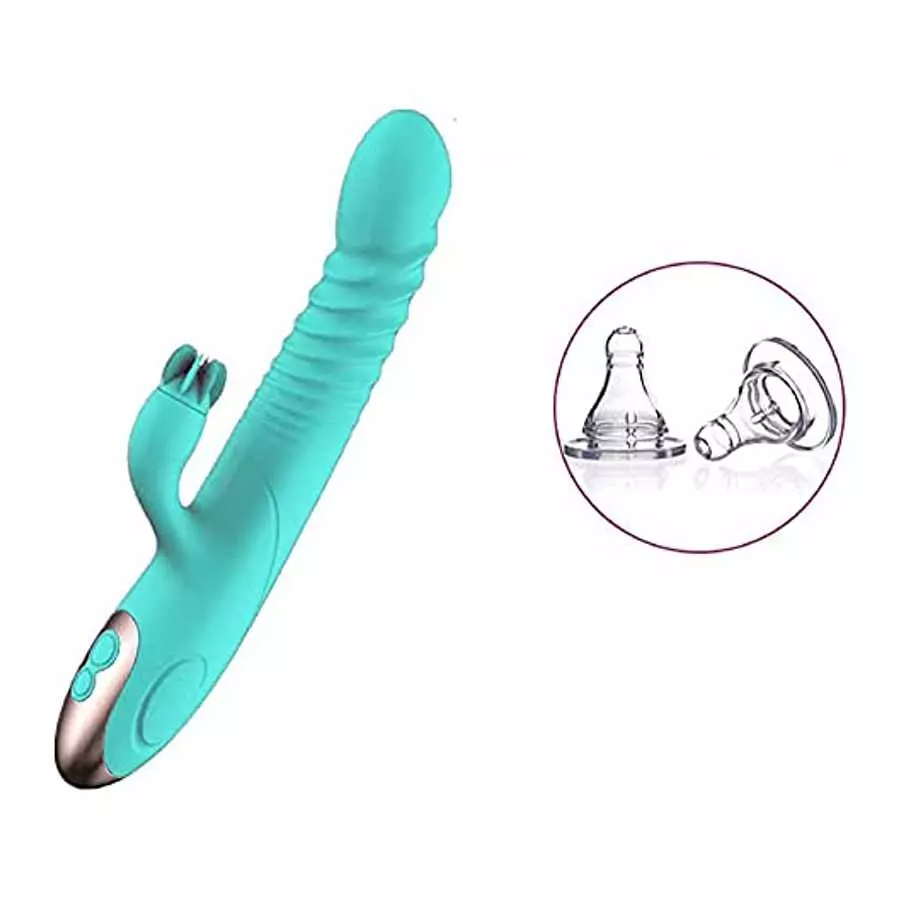 Thrusting Rabbit Vibrator for Women Vaginal Health,G Spot Dildo with Waterproof Clitorals Stimulator Adult Sex Toys for Woman Se