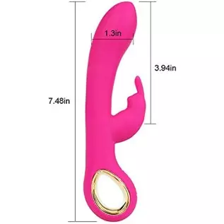 Rabbit Vibrator for Women, G Spot Clitoralis Stimulator with Bunny Ears for Clit Stimulation, 5 Speed 10 Vibration Dual Motor Ad Rabbit Vibrator for Women, G Spot Clitoralis Stimulator with Bunny Ears for Clit Stimulation, 5 Speed 10 Vibration Dual Motor Ad