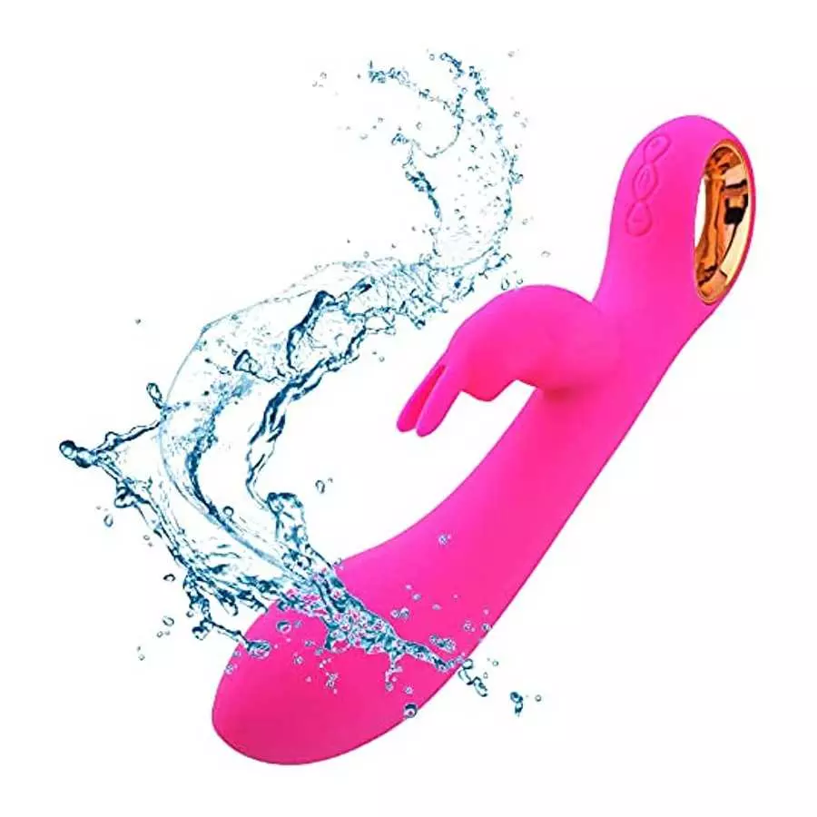 Rabbit Vibrator for Women, G Spot Clitoralis Stimulator with Bunny Ears for Clit Stimulation, 5 Speed 10 Vibration Dual Motor Ad