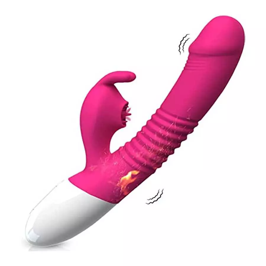 ISEYMI G Spot Rabbit Vibrator for Women Bunny Ears Clitoris G-spot Stimulation,Waterproof Dildo with 7 Powerful Vibrations Recha ISEYMI G Spot Rabbit Vibrator for Women Bunny Ears Clitoris G-spot Stimulation,Waterproof Dildo with 7 Powerful Vibrations Recha