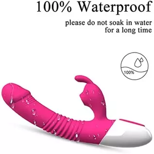 ISEYMI G Spot Rabbit Vibrator for Women Bunny Ears Clitoris G-spot Stimulation,Waterproof Dildo with 7 Powerful Vibrations Recha ISEYMI G Spot Rabbit Vibrator for Women Bunny Ears Clitoris G-spot Stimulation,Waterproof Dildo with 7 Powerful Vibrations Recha