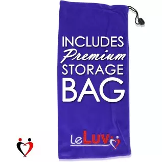 LeLuv Rabbit Vibrator Rotating Pearls Multispeed Clitoral Tickler Purple LeLuv Rabbit Vibrator Rotating Pearls Multispeed Clitoral Tickler Purple