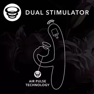 Blush Oh Bunny - Rechargeable G Spot Air Pulse Vibrator - Platinum Puria Silicone Ultrasilk Smooth Feel - Gentle Sucking Flexibl