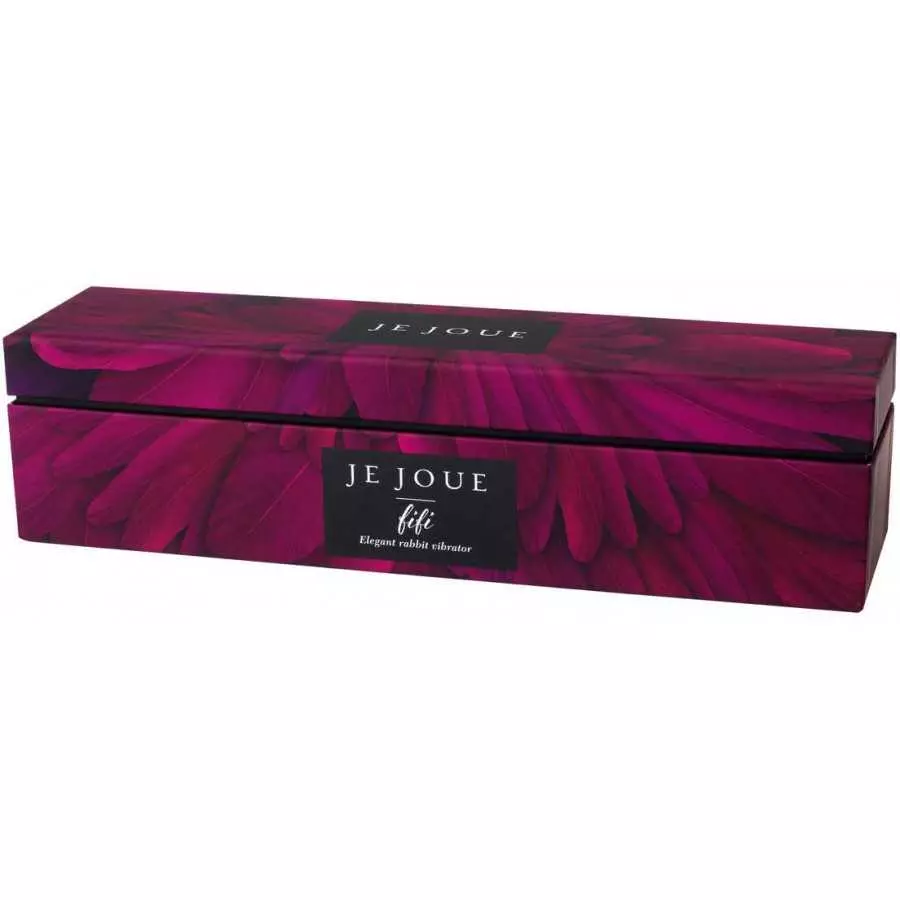 Je Joue Fifi Rabbit Vibrator, Powerful, Whisper Quiet, Waterproof, USB Rechargeable, 100% Medical Grade Silicone - Purple