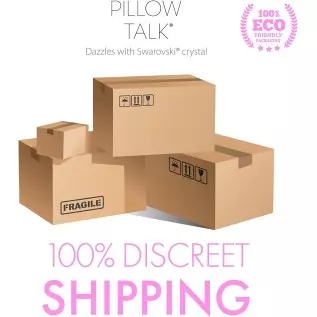 Pillow Talk Kinky Massager, Multi Speed with Swarovski Crystal Button, USB Rechargeable (Pink)