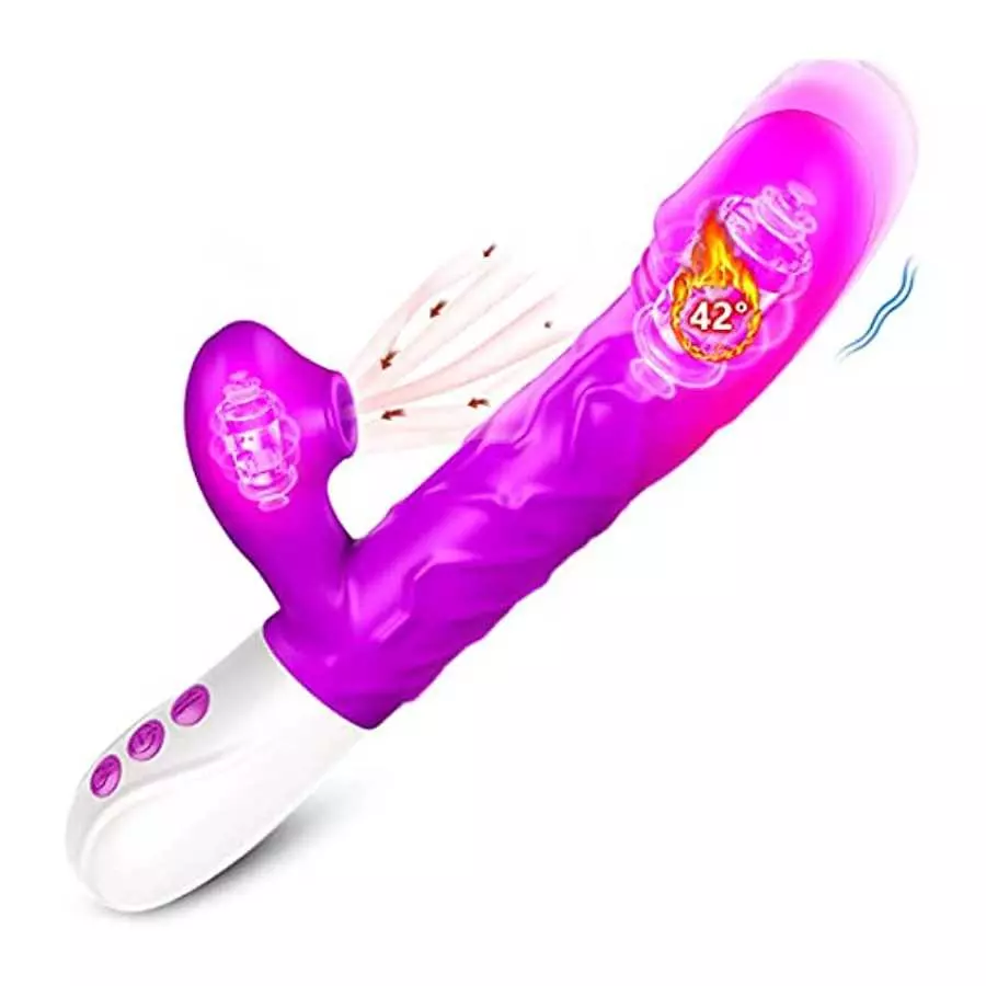 Rabbit Vibrator Vibrator Dildo for Women Vaginal Health,G Spot Vibrator with Tongue Licking 10 Vibration Realistic Anal Vibratin Rabbit Vibrator Vibrator Dildo for Women Vaginal Health,G Spot Vibrator with Tongue Licking 10 Vibration Realistic Anal Vibratin