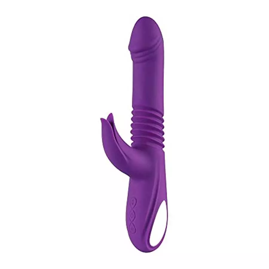Rabbit Vibrator with 3 Stretch Modes Sex Toys for Clitoris G-spot Stimulation Waterproof Dildo with 10 Vibration Modes for Orgas Rabbit Vibrator with 3 Stretch Modes Sex Toys for Clitoris G-spot Stimulation Waterproof Dildo with 10 Vibration Modes for Orgas