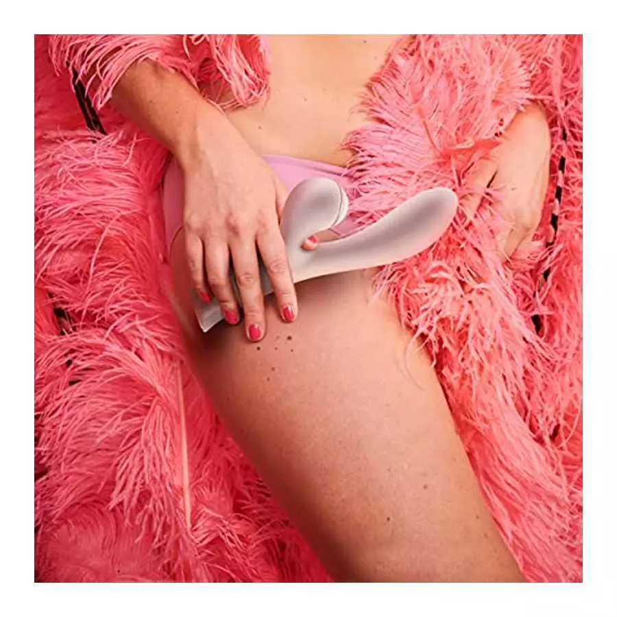 Blush Lush Isabelle - Air Pulse Rabbit with 15 Powerful Vibrating Modes - Memory Feature Remembers Last Setting - Ultrasilk Smoo