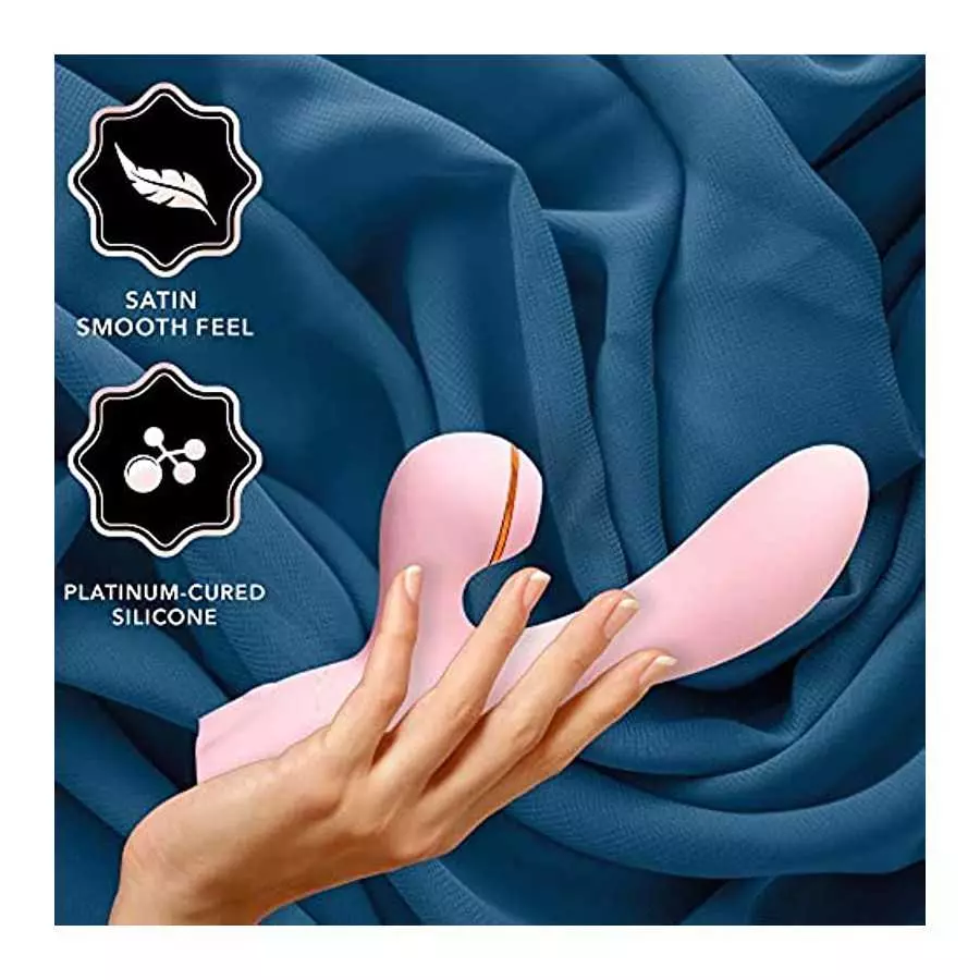 Blush Lush Isabelle - Air Pulse Rabbit with 15 Powerful Vibrating Modes - Memory Feature Remembers Last Setting - Ultrasilk Smoo