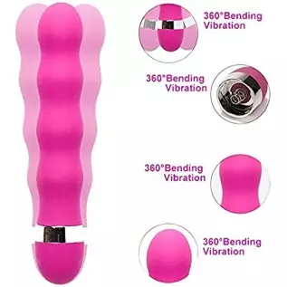 Zwimy Multi-Speed Rose - Vibrator Dildo for Women & Men - Silent Vibrator & Quiet Vibrator - 360° G Spot Vibrator with 10 Vibrat Zwimy Multi-Speed Rose - Vibrator Dildo for Women & Men - Silent Vibrator & Quiet Vibrator - 360° G Spot Vibrator with 10 Vibrat