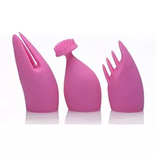 Inmi 10X Versa-Thrust Thrusting & Vibrating Silicone Rabbit W/3 Attachments, 1Count