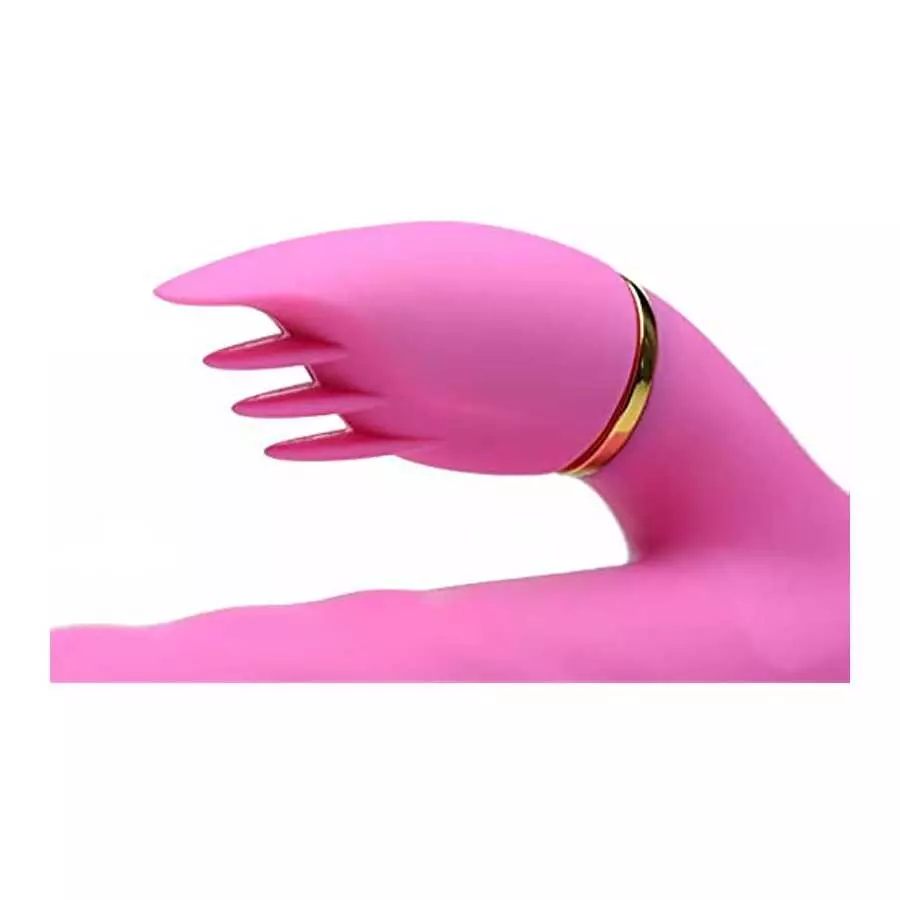 Inmi 10X Versa-Thrust Thrusting & Vibrating Silicone Rabbit W/3 Attachments, 1Count