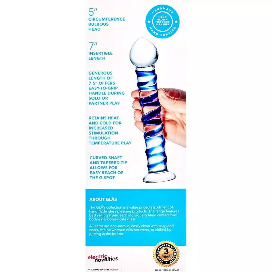 Gläs Double Trouble Glass Dildo