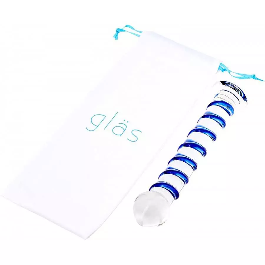 Gläs Double Trouble Glass Dildo
