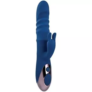 Evolved The Ringer Rechargeable Thrusting Rabbit - Blue
