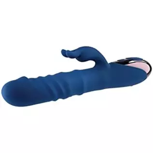 Evolved The Ringer Rechargeable Thrusting Rabbit - Blue Evolved The Ringer Rechargeable Thrusting Rabbit - Blue