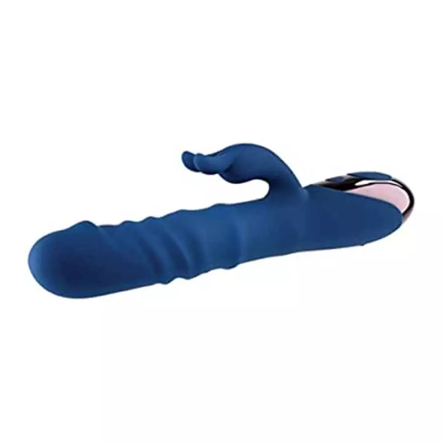 Evolved The Ringer Rechargeable Thrusting Rabbit - Blue